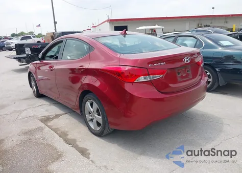 2013 Hyundai Elantra Gls z USA, uszkodzony, nr VIN 5NPDH4AE5DH358120